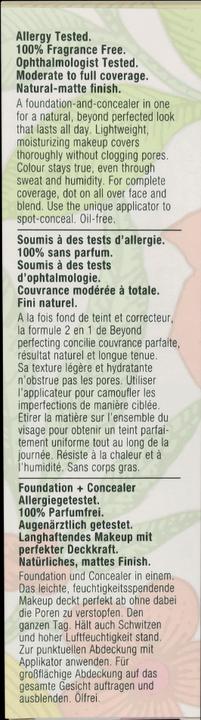 Nutritional values and ingredients Clinique Beyond Perfecting Foundation + Concealer (11 Honey)