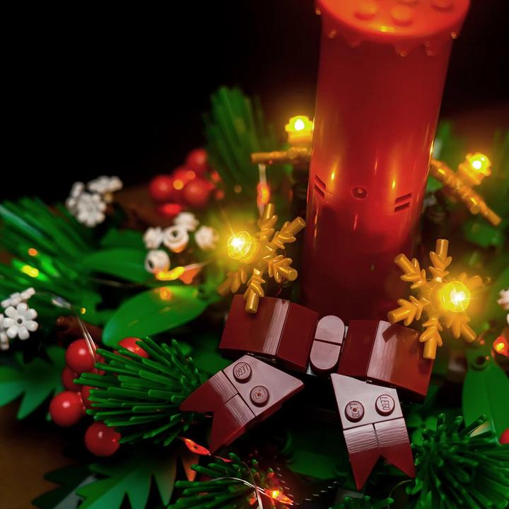 Produktbild BrickBling LED Licht Set für Lego Weihnachtsgesteck