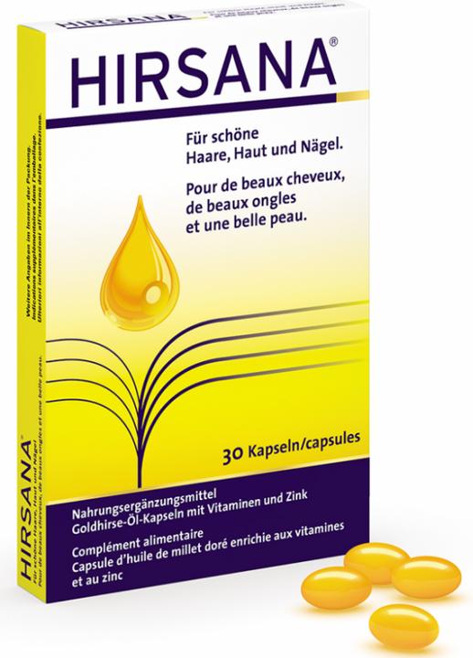 Actual product image Hirsana Golden millet oil (30 Piece, Capsules, 60 g)