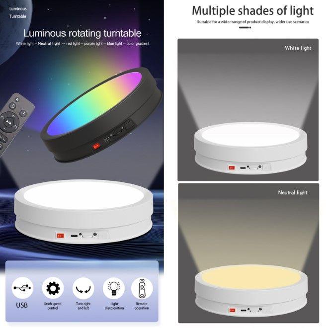 Image du produit MU Classic Plateau tournant électrique à LED 360 (Autres accessoires)