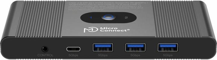 Produktbild MicroConnect Displayport & USB 2 zu 1 Weg
