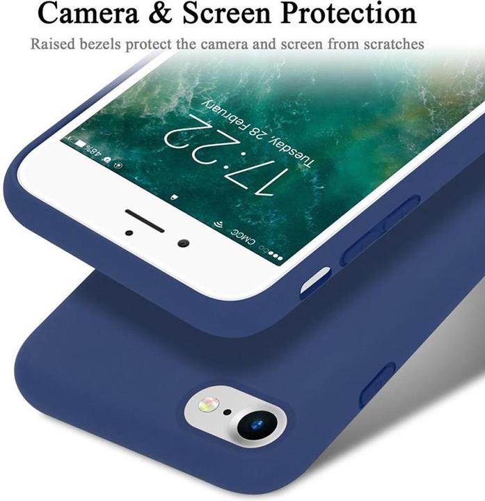 Immagine prodotto Cadorabo Copertura della cassa del silicone liquido TPU (Apple iPhone SE (seconda generazione), Apple iPhone 7)