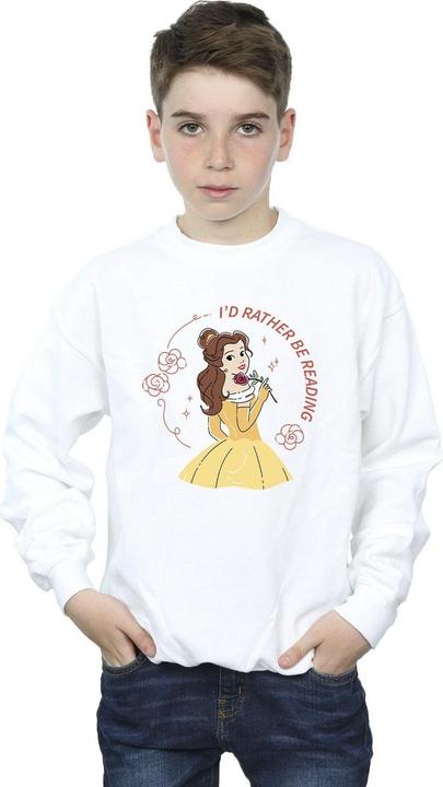 Image du produit Disney - Sweat BEAUTY AND THE BEAST I'D RATHER BE READING - Garçon (116)