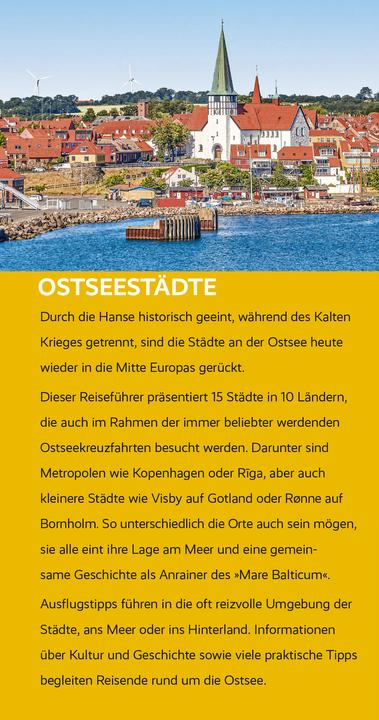 Immagine prodotto Reiseführer Ostseestädte (Tedesco, André Micklitza, Christian Nowak, Gunnar Strunz, Tubero di Rasso, Hinnerk Dreppenstedt, Volker Hagemann, Corinna Grulich, 2024)