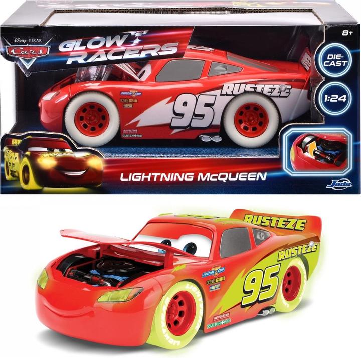 Image du produit Jada Lightning McQueen Glow Racers 1:24