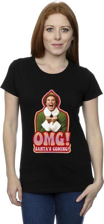 Image du produit Elf - T-shirt SANTA'S COMING - Femme (L)