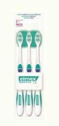 Elmex Spazzolino Sensitive ( 3 Ks ) - Spazzolino molto morbido (Morbido, 3 x)