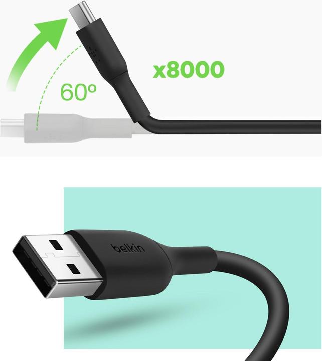 Actual product image Belkin USB A – USB C