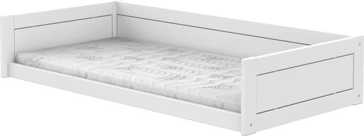 Image du produit Lifetime Kidsrooms Lit Montessori 90 avec sommier à lattes de luxe, toit en tissu et dosseret Panda