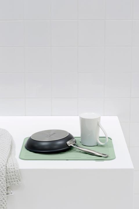 Actual product image Brabantia Drip mat Sink side Light green
