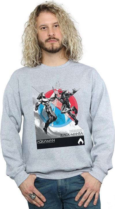 Image du produit - Sweat AQUAMAN VS BLACK MANTA - Homme (S)