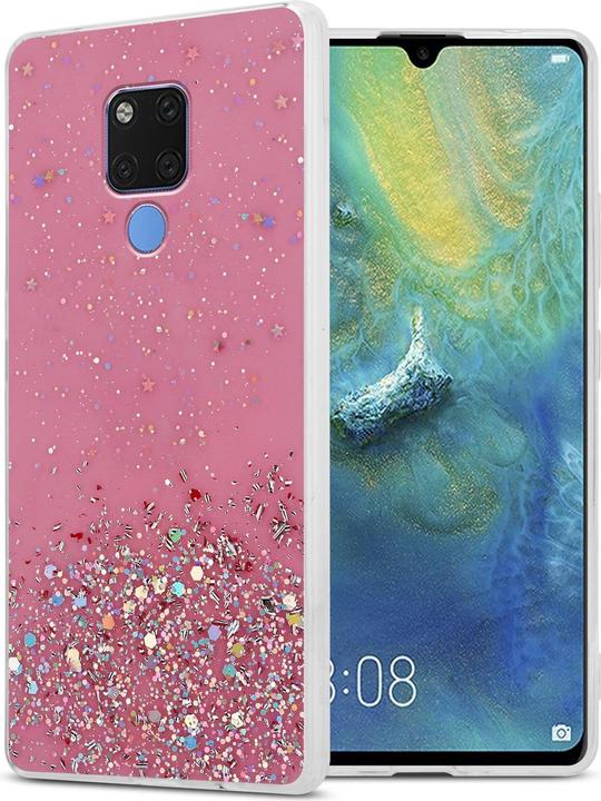 Actual product image Cadorabo TPU cover sparkling glitter (Mate 20)
