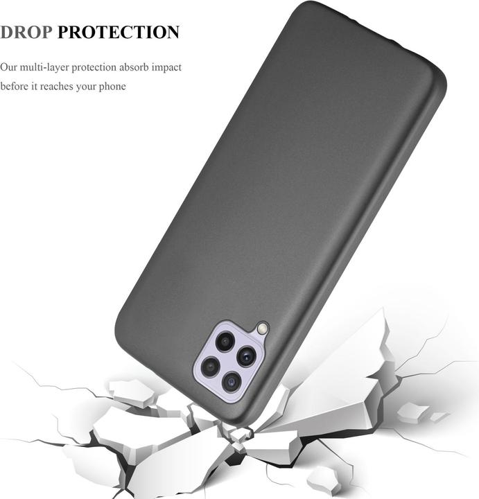 Actual product image Cadorabo TPU Matt Metallic Sleeve (Samsung Galaxy M22, Samsung Galaxy A22, Samsung Galaxy A32)