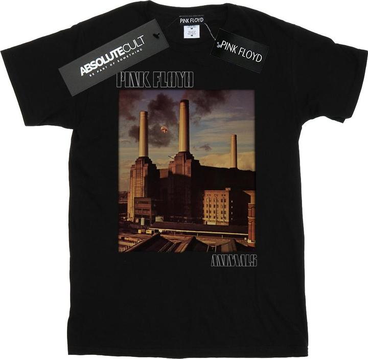 Actual product image Pink Floyd Girls Animals Poster Cotton T-Shirt (152, 158)