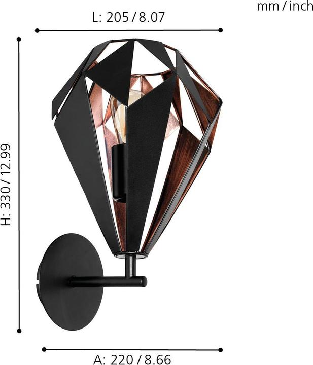 Actual product image EGLO Carlton (E27)