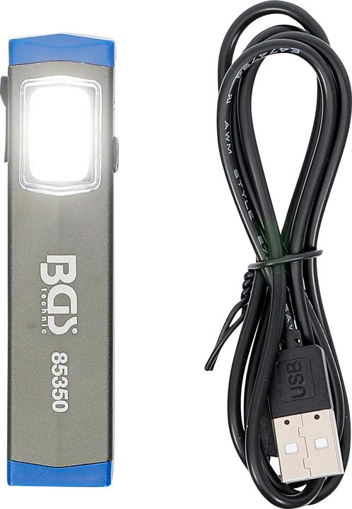 Actual product image BGS COB-LED Aluminum Mini Handheld Lamp (300 lm)