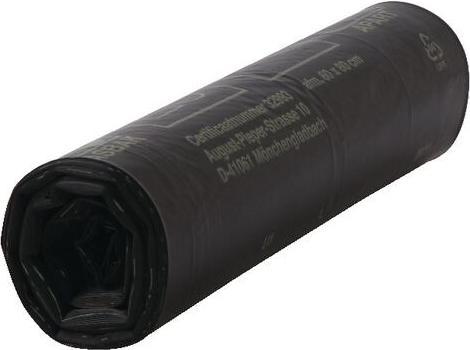 Actual product image Komo 60 litre bin liners black (20 x, 60 l)