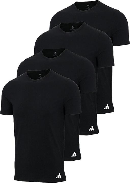 Produktbild adidas 4er Pack Active Flex Cotton Unterhemd / Shirt Kurzarm (L)