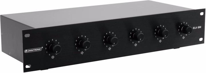 Produktbild Omnitronic ELA 6M-Zonen LS-Regler 30W