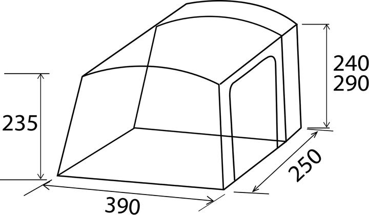 Produktbild Brunner Awning Hogar HC (Vorzelt, 23.50 kg, 1 Person)