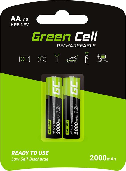 Image du produit GreenCell Rechargeable (2 pcs, AA, 2000 mAh)