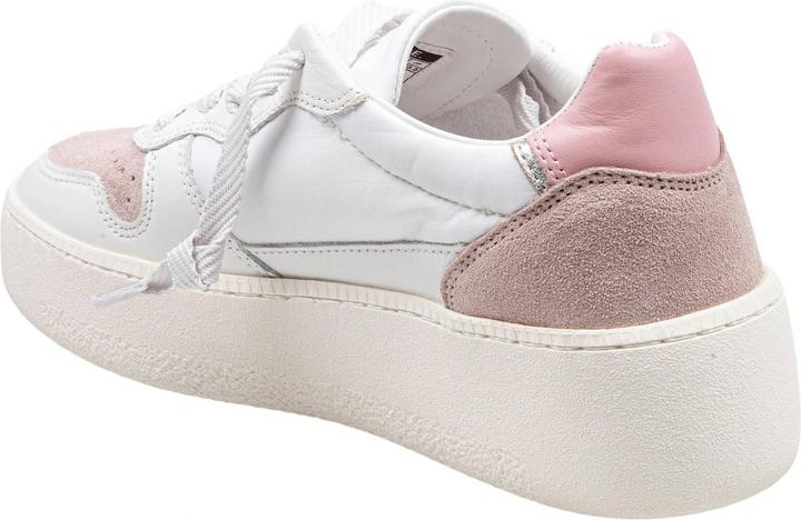 Produktbild D.a.t.e. D.a.t.e sneakers court platform in leather and suede white and pink (36)