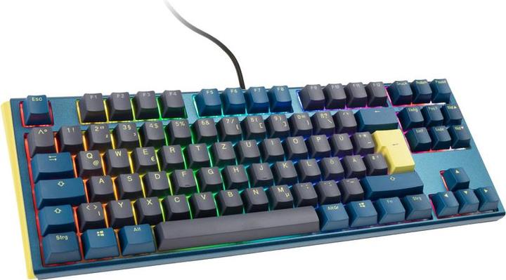 Actual product image Ducky One 3 Daybreak TKL gaming keyboard, RGB LED - MX-Clear (DE, Cable)