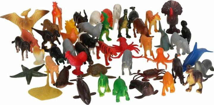 Produktbild Ikonka Figuren Meerestiere wilde Dinosaurier Set Mix 48pcs