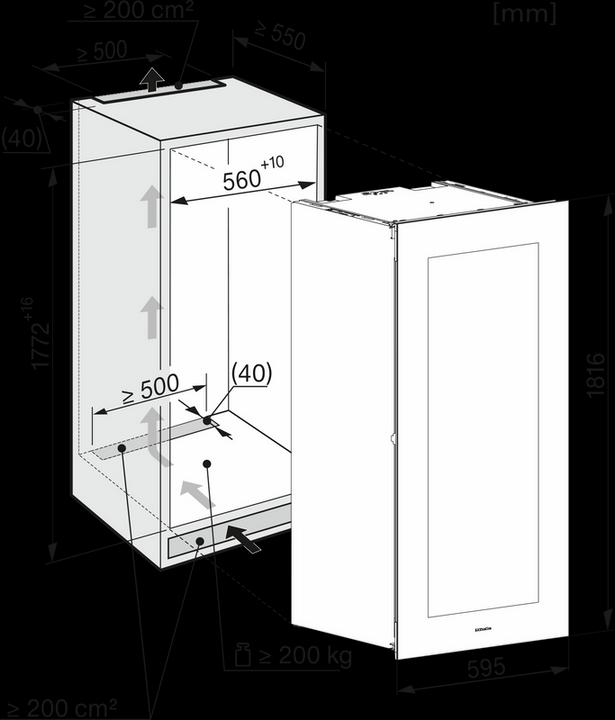 Actual product image Miele KWT 6722 iGS-1 bw
