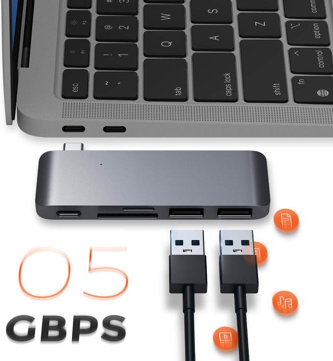Actual product image Satechi St-Tcupm (USB-C, 5 Ports)