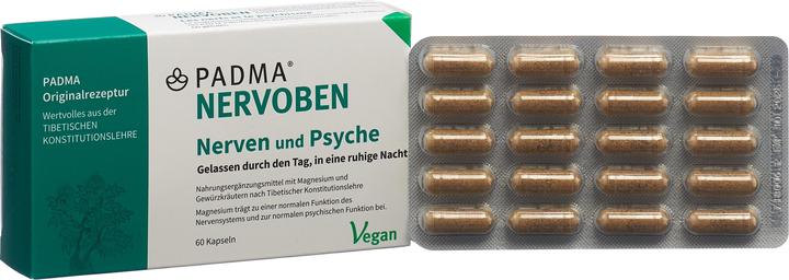 Immagine prodotto Padma Nervoben (60 Pezzo/i, Pillole, 56 g)