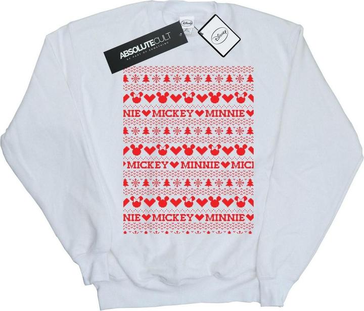 Image du produit Disney - Sweat MICKEY AND MINNIE CHRISTMAS FAIR ISLE - Fille (140, 146)