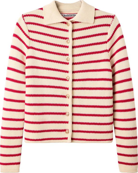 Actual product image Joe Browns Striped Collared Cardigan (42)