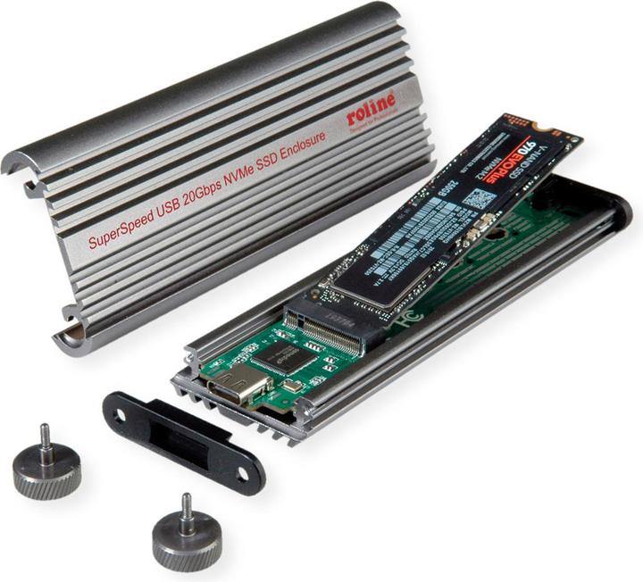 Produktbild Roline M.2 SSD-Gehäuse (M.2 2280, M.2 2242, M.2 2260, M.2 2230)