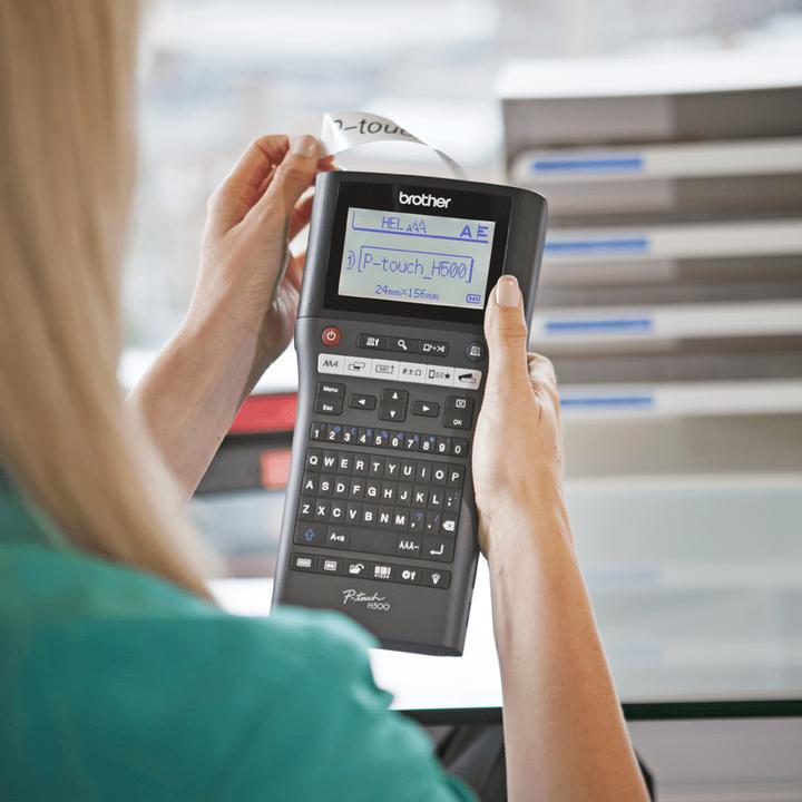 Actual product image Brother PT-H500 label printer DPI Wired TZe QWERTY (180 dpi)