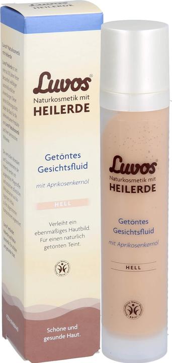 Immagine prodotto Luvos Fluido per il viso colorato Cosmetici naturali leggeri con terra curativa (50 ml, Crema Giorno Tinta)
