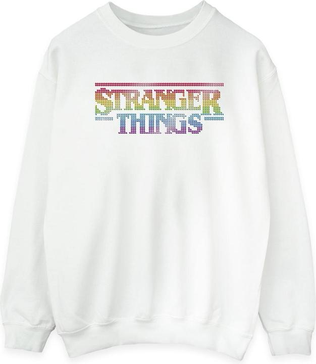Produktbild Netflix Stranger Things Rainbow Dot Logo Sweatshirt (XL)