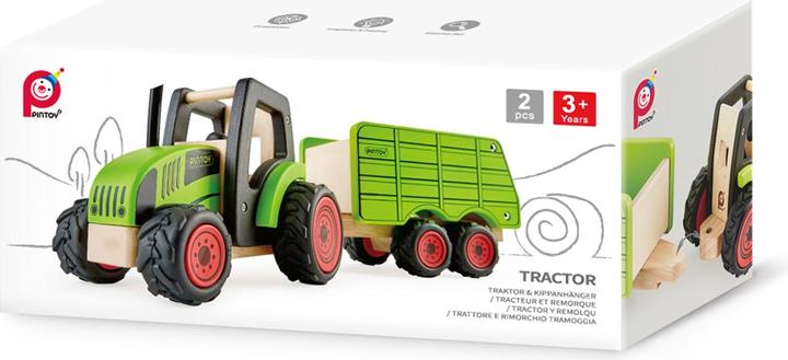 Produktbild Pintoy Traktor mit Kippanhänger