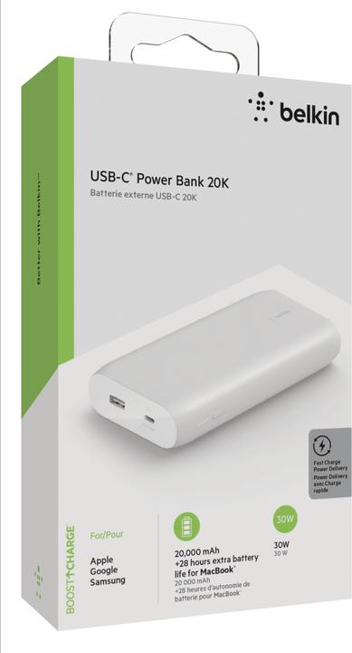 Image du produit Belkin Boost Charge (20000 mAh, 30 W, 74 Wh)