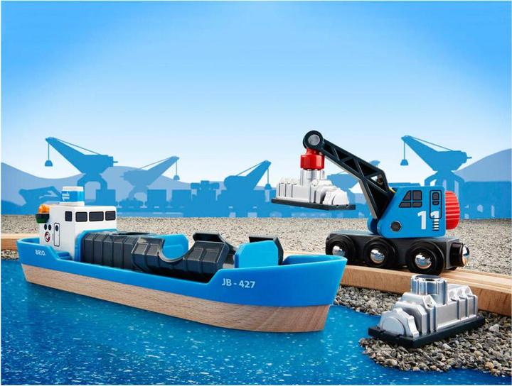 Immagine prodotto Brio Nave portacontainer con autogru