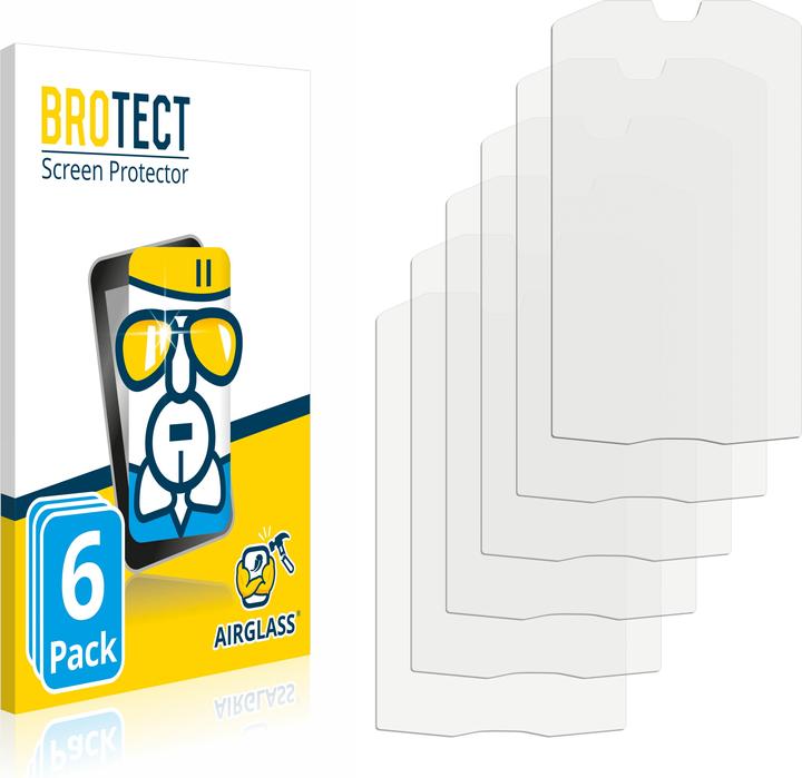 Actual product image BROTECT AirGlass Glass (6 Piece, Point Mobile PM67)