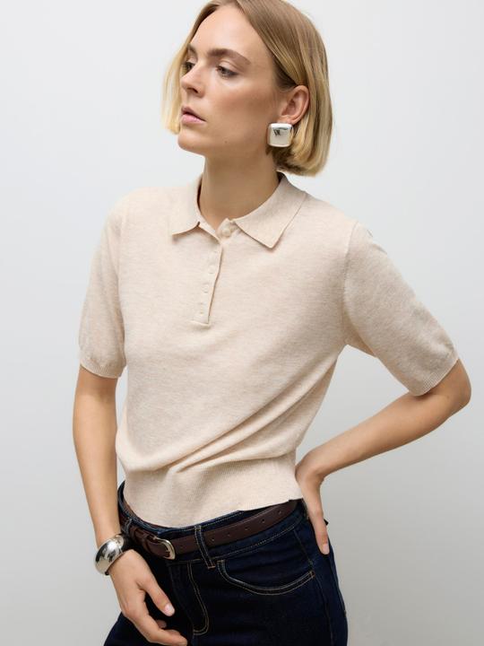 Image du produit Vero Moda AWSIKITA Gestricktes Poloshirt Polo (L)