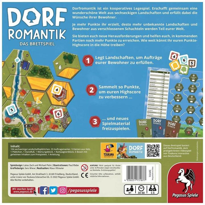 Actual product image Pegasus Village Romance Board Game, d/f/i (German, French, Italian)