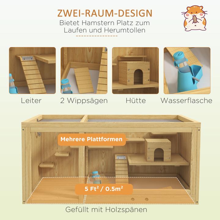 Image du produit PawHut Cage de hamster