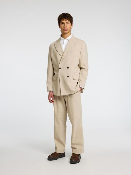 Produktbild Selected Homme Relaxed Fit Nadelstreifen Zweireihiger Blazer (54)