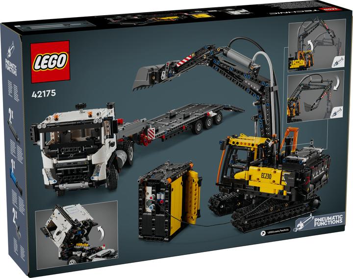 Immagine prodotto LEGO 42175 Camion Volvo FMX con escavatore elettrico cingolato EC230 (42175, LEGO Technic)