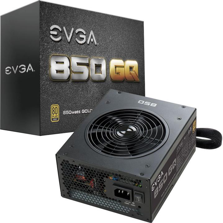 Produktbild EVGA Netzteil 850 GQ 850 W, 80 PLUS Gold, vollständig modular (850 W)