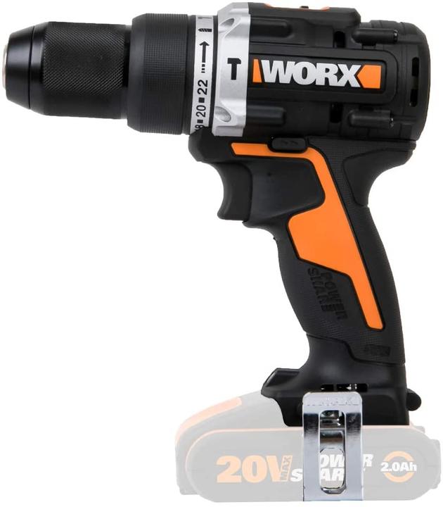 Produktbild Worx Schlagbohrmaschine 20V WX352 (Akkubetrieb)