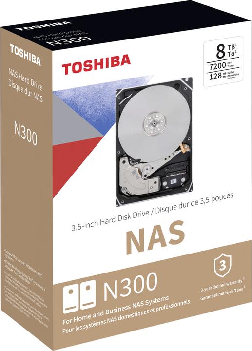 Actual product image Toshiba N300 Retail (8 TB, 3.5")