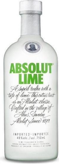 Produktbild Pernod Ricard Vodka Absolut Lime (1 x 70 cl)